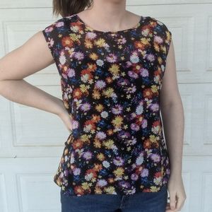 Floral tank blouse